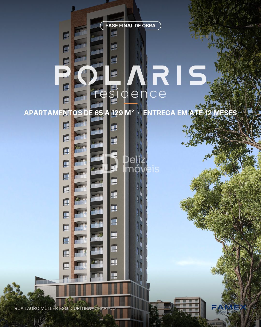 Polaris Residence – Exclusividade para quem busca viver o extraordinário em Chapecó