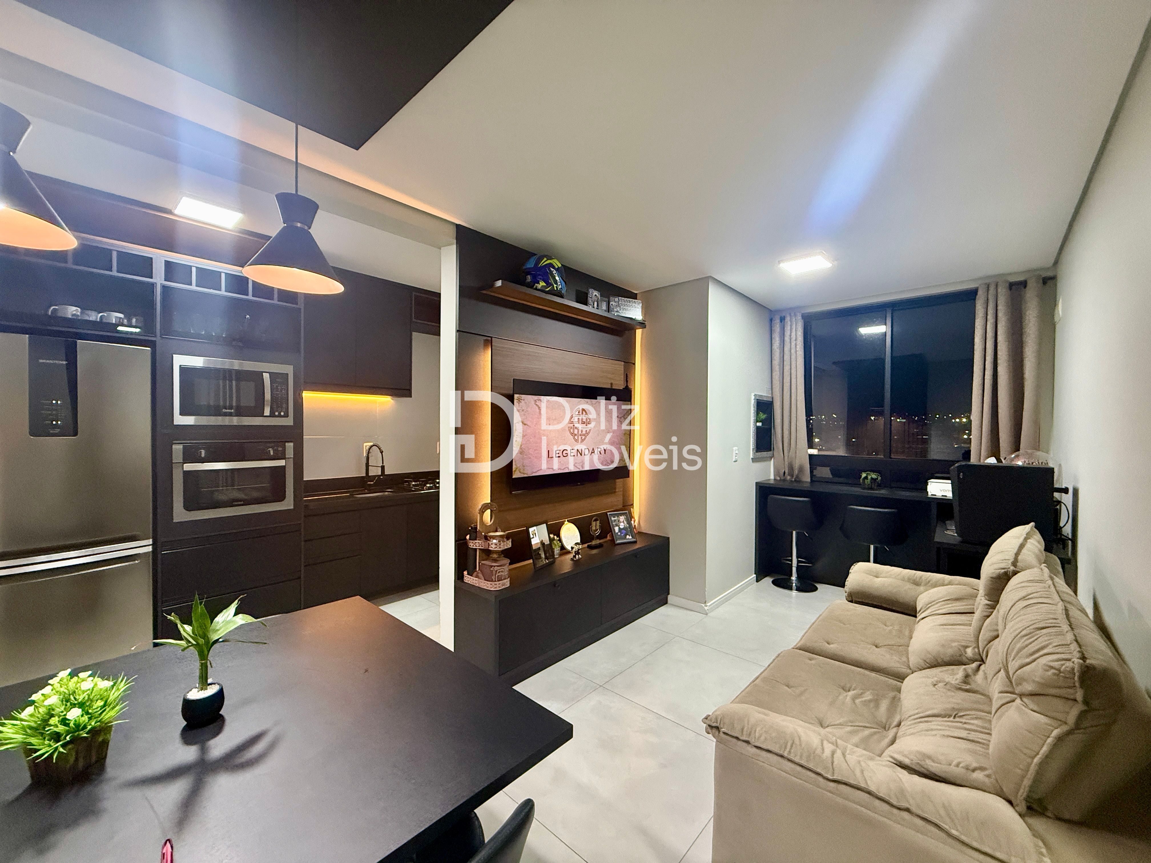 Apartamento à venda no Edifício Evidence em Xanxerê | Semi mobiliado com 2 demi suítes - Foto 3